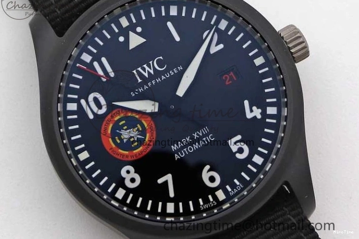 MIROTIME 0717 Mark XVIII ‘TOPGUN SFTI’ Ceramic M+F Best Edition Black Dial on Black Nylon Strap A MultiPurpose 7047